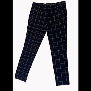 Mr. Turk Navy plaid/windowpane pants size 32